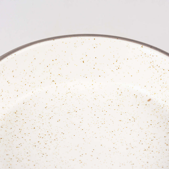 AnimalstoreXL Duvoplus - Anti-Mors Eetkom Stone Speckle 430ml - 20,5x20,5x4cm Wit