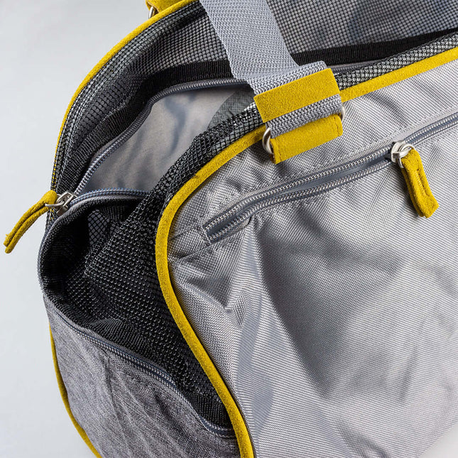 AnimalstoreXL Duvoplus - Paris Pet Bag Casual - 44x18,5x25,5cm Grijs