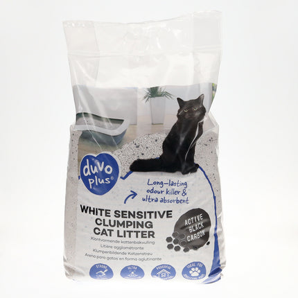 AnimalstoreXL Duvoplus Kattenbakvulling Premium Sensitive Koolstof 12kg