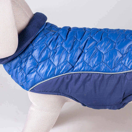 AnimalstoreXL Duvoplus Hondenjas Hi Vis Quilt XS 30cm Blauw
