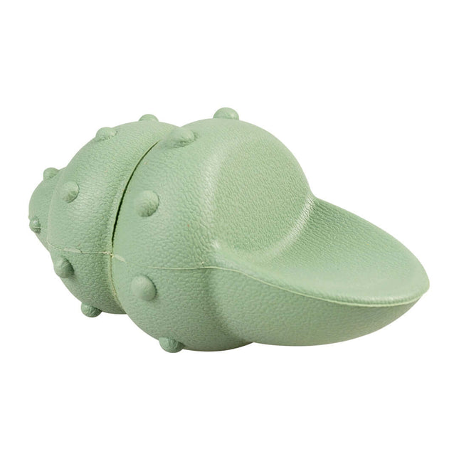 AnimalstoreXL Duvoplus Eco Rubber Schelp Snackdispenser 7,5x7,5x14,5cm Groen