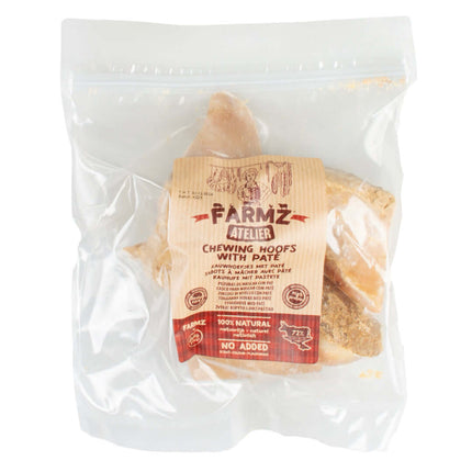 AnimalstoreXL Duvoplus Farmz Atelier Kauwhoefjes Gevuld Schapenvet 3 stuks