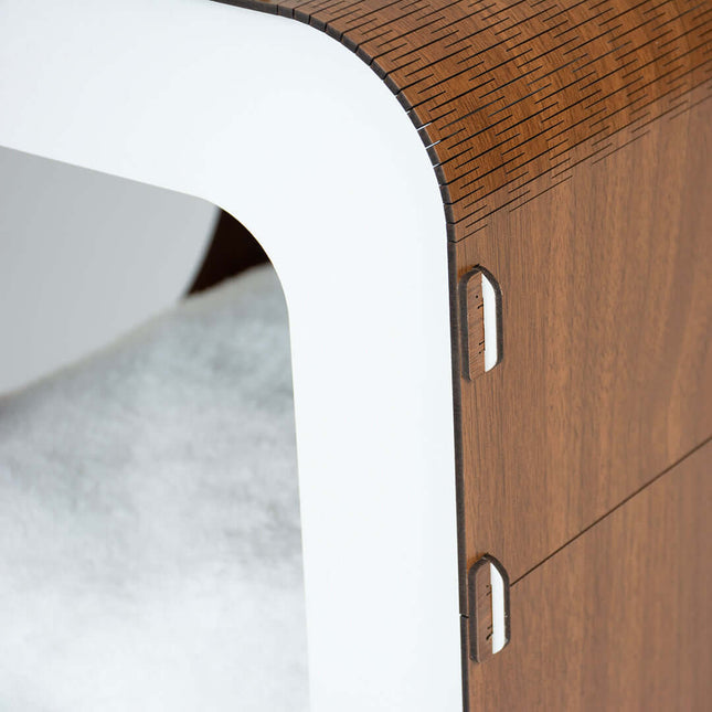 AnimalstoreXL Duvoplus Kattenhuis MDF 33,5x40x34cm Wit