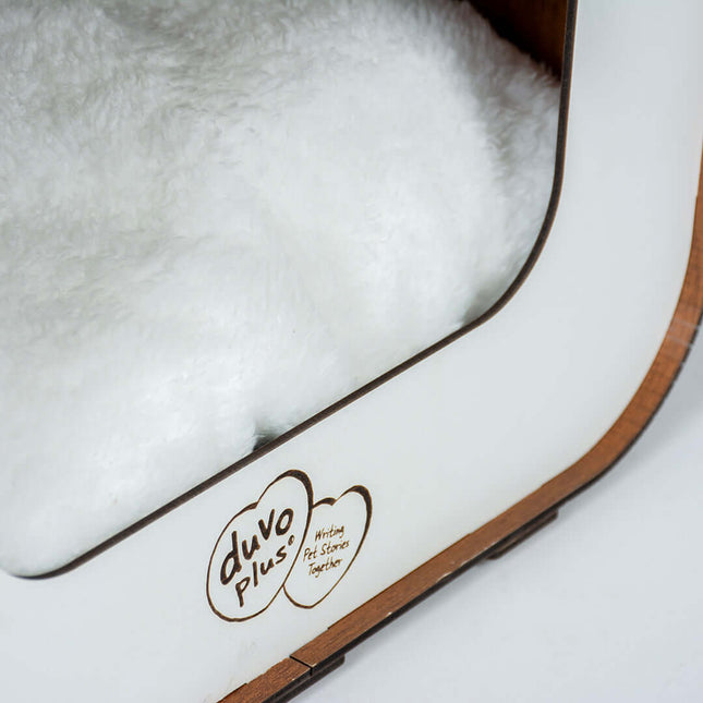 AnimalstoreXL Duvoplus Kattenhuis MDF 33,5x40x34cm Wit