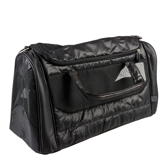 AnimalstoreXL Duvoplus Paris Transporter Bag 51x24x25cm max 7kg Zwart