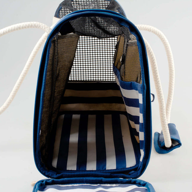 AnimalstoreXL Duvoplus Saint-Tropez Transport Bag 41x22x32cm max 7kg Beige