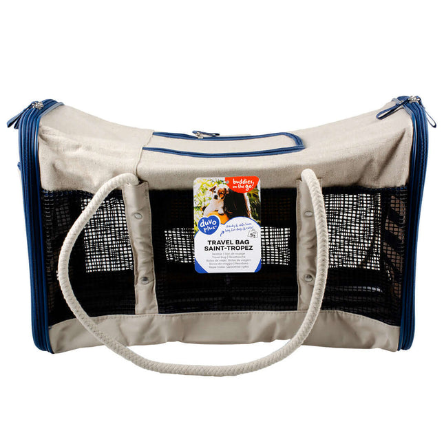 AnimalstoreXL Duvoplus Saint-Tropez Travel Bag 53x25x32cm max 9kg Beige