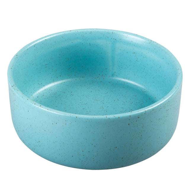 AnimalstoreXL Duvoplus - Eetkom Stone Speckle 750ml - M 15,5x15,5x6,5cm Turquoise