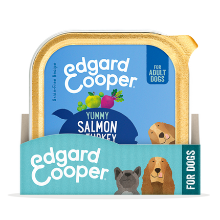 AnimalstoreXL Edgard & Cooper - Hond Kuipje Zalm & Kalkoen Graanvrij