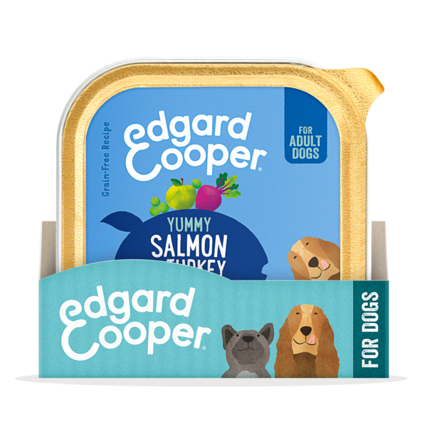 AnimalstoreXL Edgard & Cooper - Hond Kuipje Zalm & Kalkoen Graanvrij