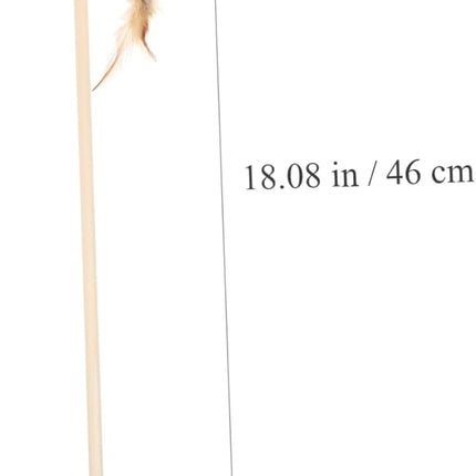 Fishing Rod with Raffia Mouse and Bell