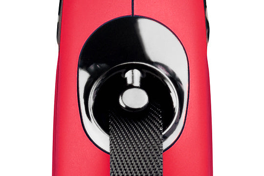 AnimalstoreXL Flexi - Rollijn Classic Koord Tape L Zwart 8m - Hondenriem