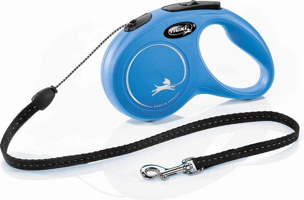 AnimalstoreXL Flexi Rollijn Classic Cord S Blauw 5 meter
