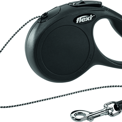 AnimalstoreXL Flexi Rollijn Classic Cord XS Zwart 3 meter