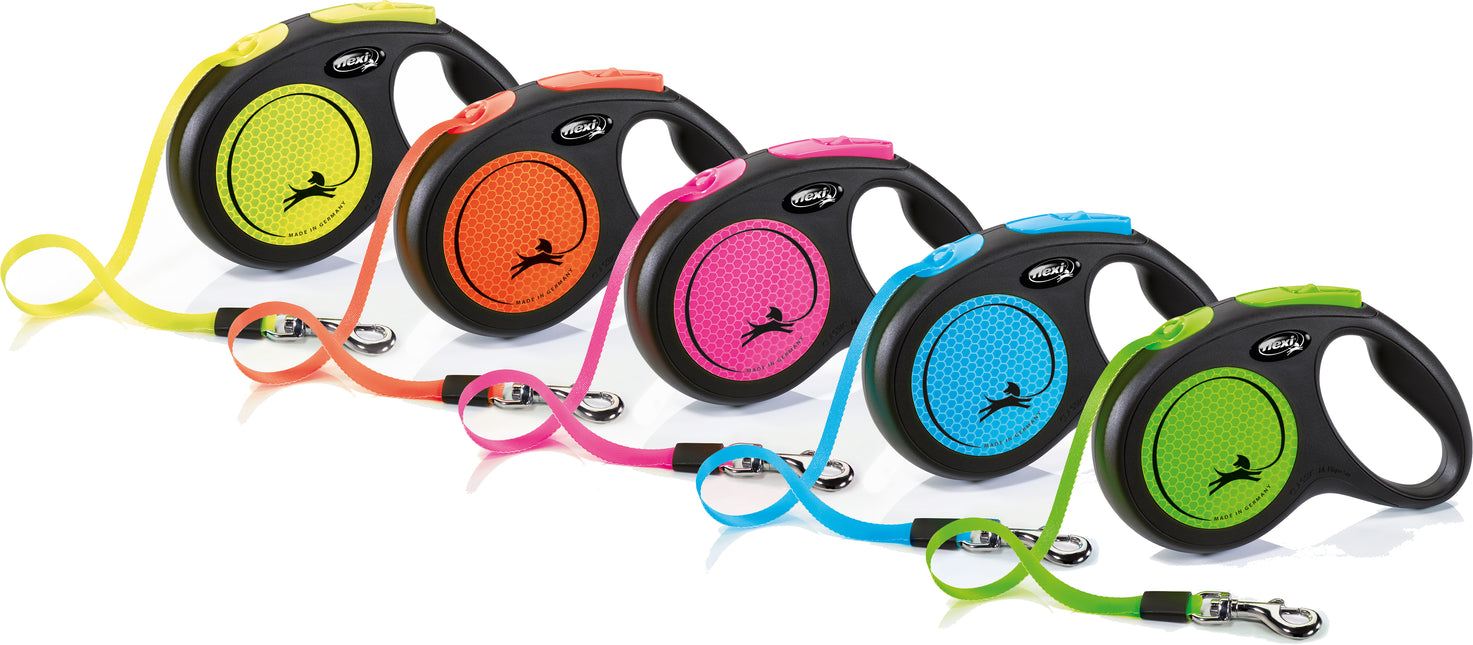 AnimalstoreXL Flexi rollijn NEW NEON tape S 5 meter