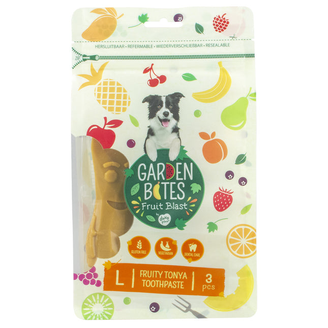 Garden Bites Fruity Tonya Toothpaste 7,8cm 18st - 13,5cm 3st