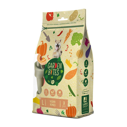Garden Bites Vegan Bones Small Zakje 11cm 8st - Large Zakje 14,5cm 3st