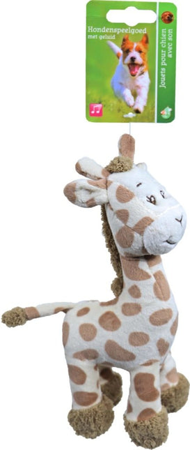 AnimalstoreXL Giraffe Pluche Staand met piep 20cm
