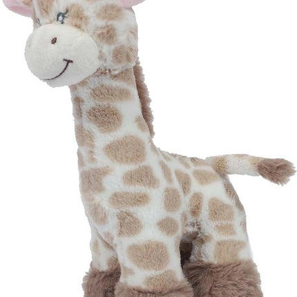 Giraffe Plush Standing With Beep 20cm