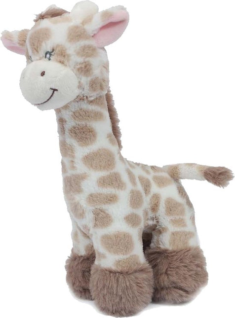 Giraffe Plush Standing With Beep 20cm
