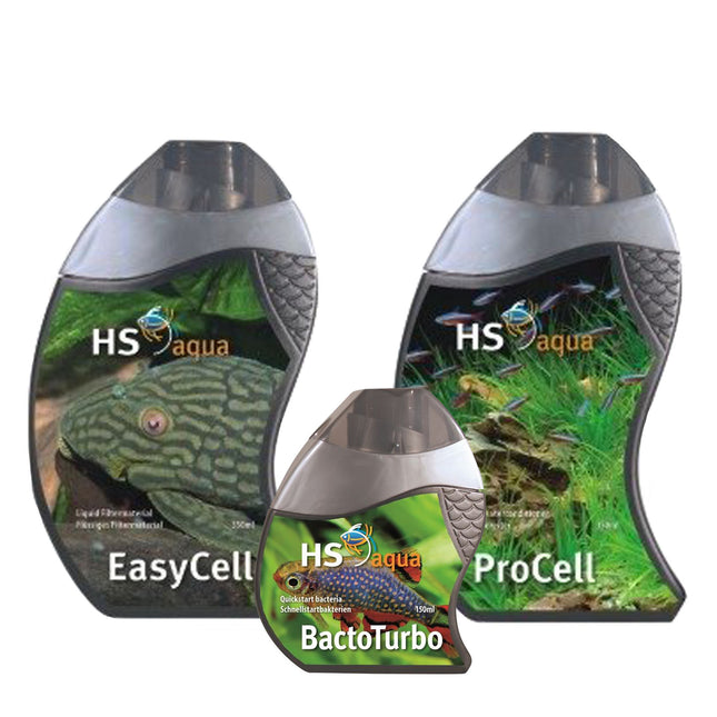 AnimalstoreXL HS Aqua Clean Pakket - Procell/Easycell/Bacto Turbo 350 ml