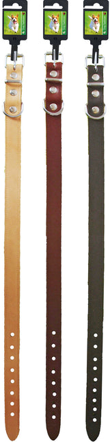 AnimalstoreXL Halsband Donkerbruin 25mm/70cm