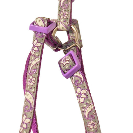 AnimalstoreXL Tuig Bh Nyl/Pu Refl. Paars 10Mm/35-45cm