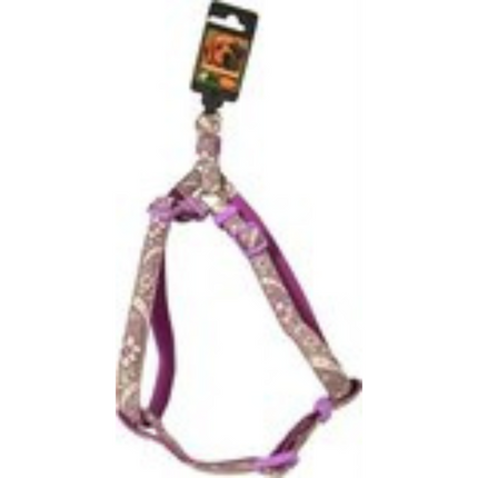 Harness Bh Nyl/Pu Refl. Purple 10Mm/35-45cm