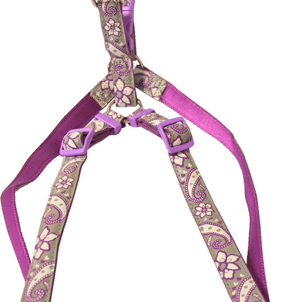 AnimalstoreXL Tuig Bh Nyl/Pu Refl. Paars 20Mm/55-75cm