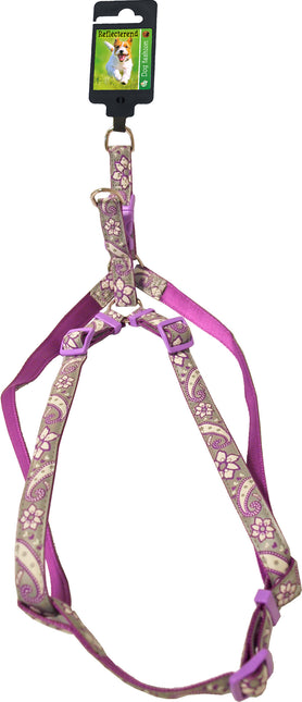 AnimalstoreXL Tuig Bh Nyl/Pu Refl. Paars 20Mm/55-75cm