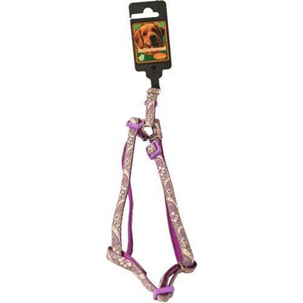 Harness Bh Nyl/Pu Refl. Purple 20Mm/55-75cm