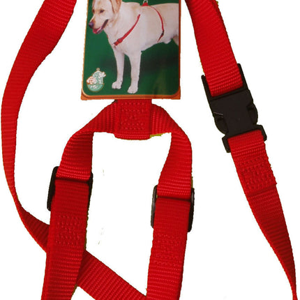 AnimalstoreXL Tuig Bh Nylon Rood 20mm/H55 B75