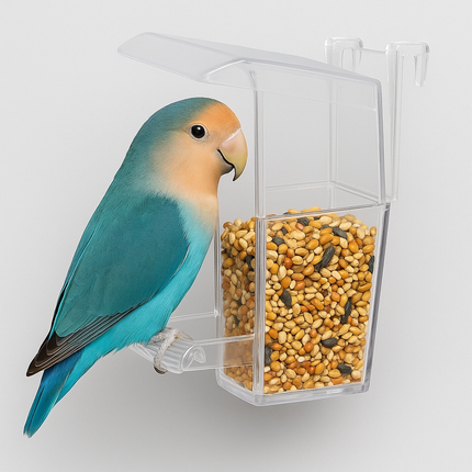 Hooded Tray With Hook Transparent