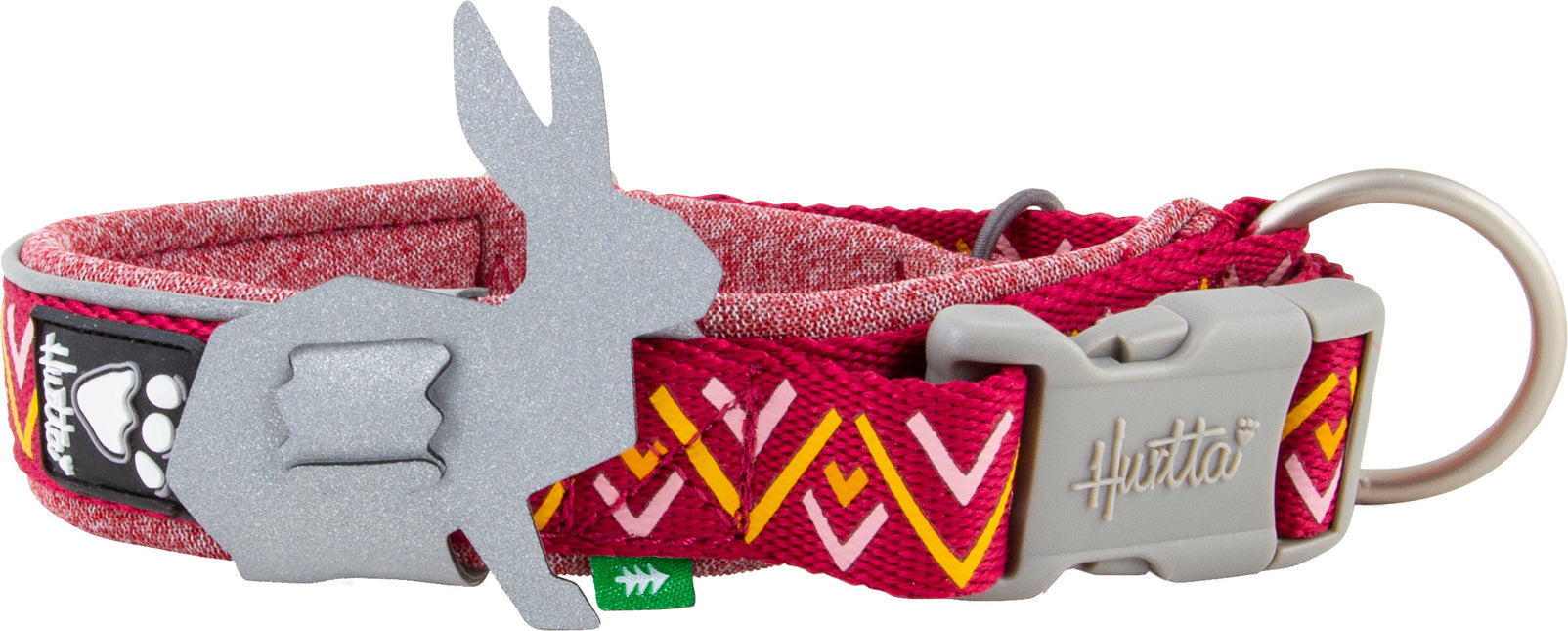 AnimalstoreXL Hurtta Collar Razzle Dazzle Beetroot 25-35cm