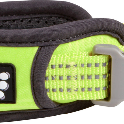 AnimalstoreXL Hurtta Collar War Warrior Neon Lemon 25-35cm