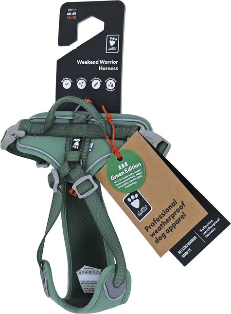 AnimalstoreXL Hurtta hondentuig Weekend Warrior eco groen