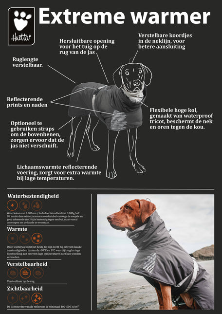 AnimalstoreXL Hurtta Extreme Warmer Eco Hedge