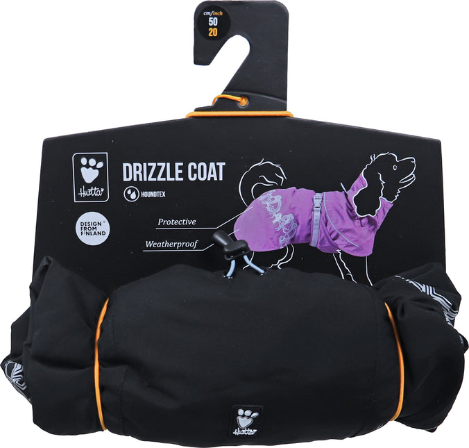 AnimalstoreXL Hurtta Hondenjas Drizzle Coat Raven