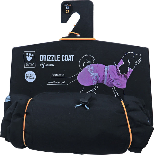 AnimalstoreXL Hurtta Hondenjas Drizzle Coat Raven