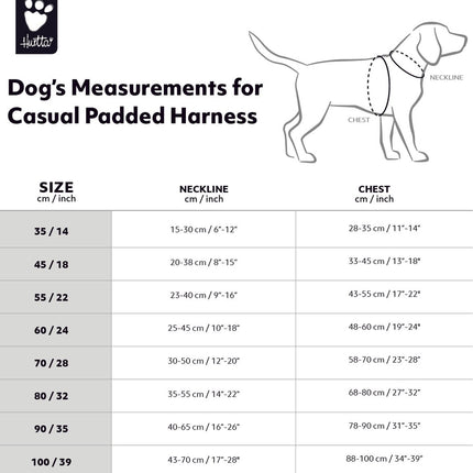 AnimalstoreXL Hurtta nylon harnas grijs 100cm