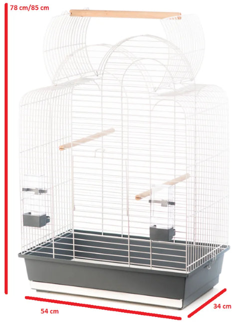 Interzoo Bird Cage Big Eliza Zlver Gray