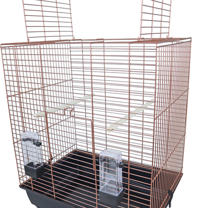 AnimalstoreXL Interzoo Vogelkooi Big Ara Koper Zwart