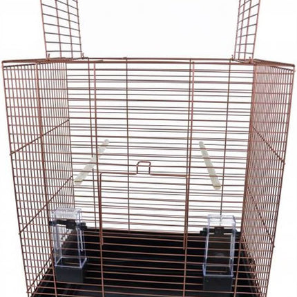 AnimalstoreXL Interzoo Vogelkooi Big Ara Koper Zwart