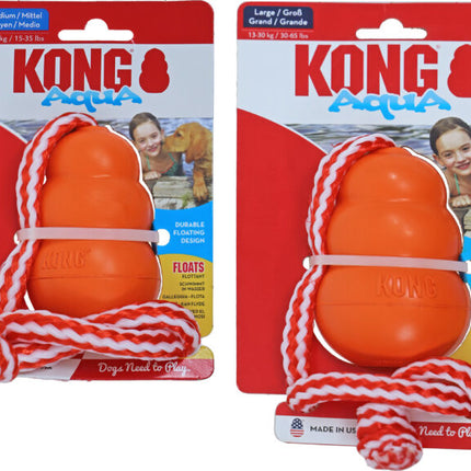 AnimalstoreXL Kong Aqua met Touw Drijvend Medium