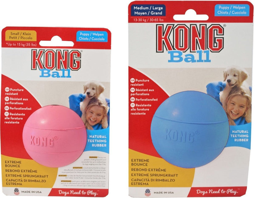 AnimalstoreXL Kong Bal Puppy met Gat Small