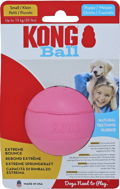 AnimalstoreXL Kong Bal Puppy met Gat Small