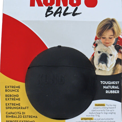 AnimalstoreXL Kong Bal Rubber Zwart