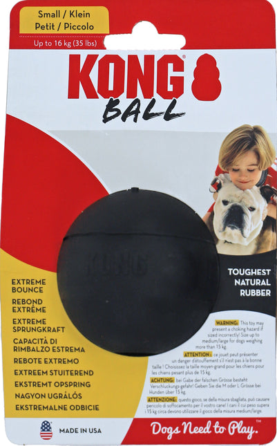 AnimalstoreXL Kong Bal Rubber Zwart