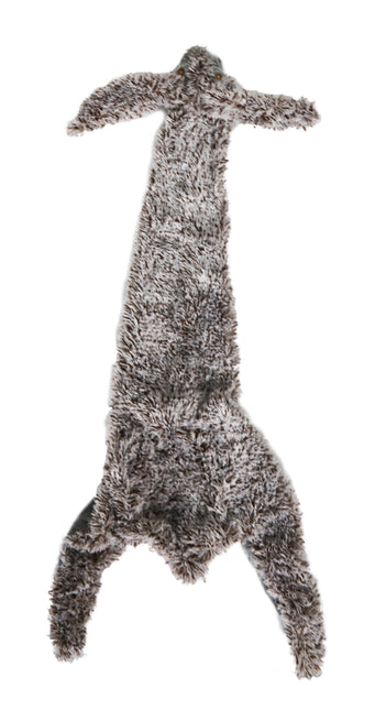 Konijn Plat Grijs met piep 35cm - 55cm - 85cm