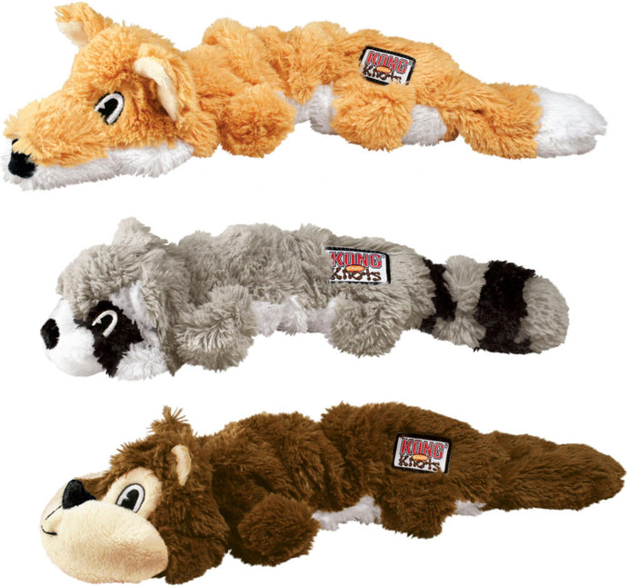 AnimalstoreXL Kong Scrunchknots Wasbeer Small Medium